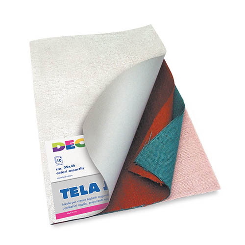 PEZZE JUTA CM. 35x46 - BUSTA 10 PZ. - COL. ASS. (min.ord.5 o multipli)