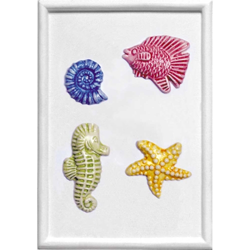FORMA RILIEVO CM. 13x19 - SOGGETTI MARINI
