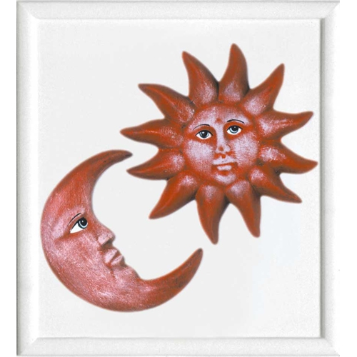 FORMA RILIEVO CM. 21x23 - SOLE/LUNA 1