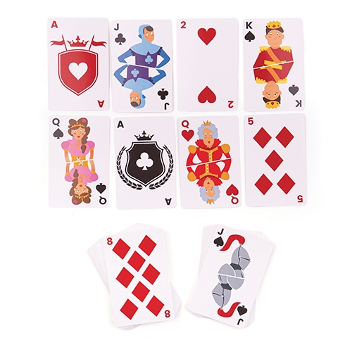 CARTE DA GIOCO ILLUSTRATE - MAZZO PZ. 52
