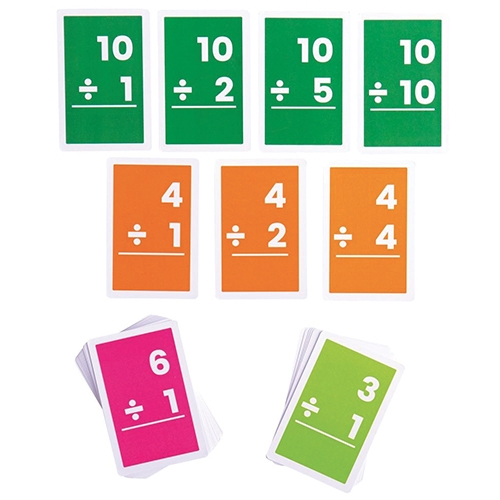 FLASH CARDS DIVISIONI 1/10 -   PZ. 52