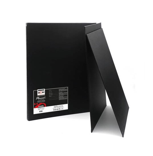CARTONE PER PITTURA NERO - CM. 20X30 (min.ord.12 o multipli)
