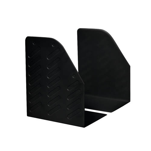 COPPIA REGGILIBRI PLASTICA - NERO (min.ord.12 o multipli)