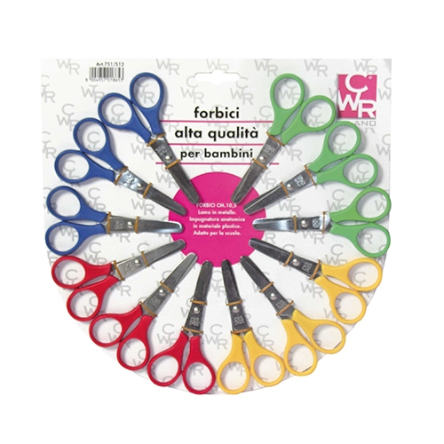 FORBICINE TITTI CM.10,5 - CARTELLA PZ.12