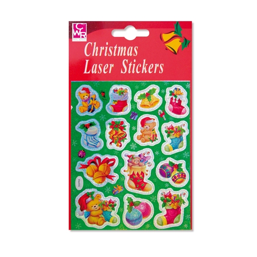 ETICHETTE OLOGRAFICHE - 1 FG. - NATALE 2 (min.ord.10 o multipli)
