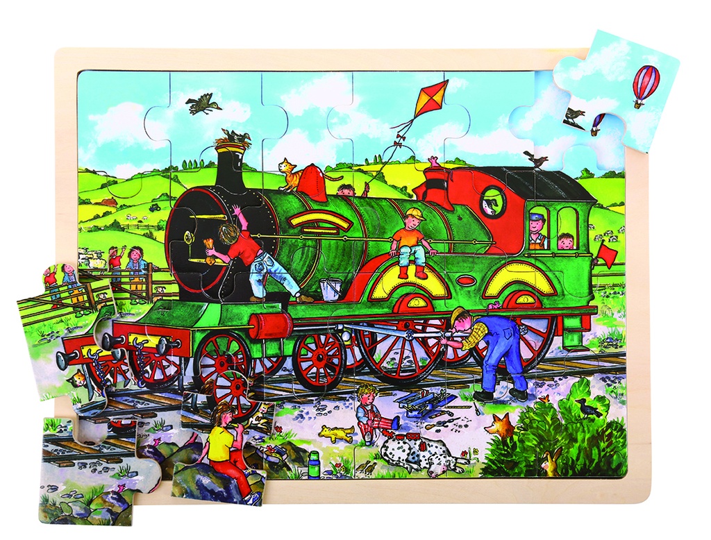 PUZZLE GIGANTE CM.43X33 - IL TRENO