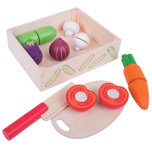 GIOCO IN LEGNO "TAGLIA LA VERDURA"