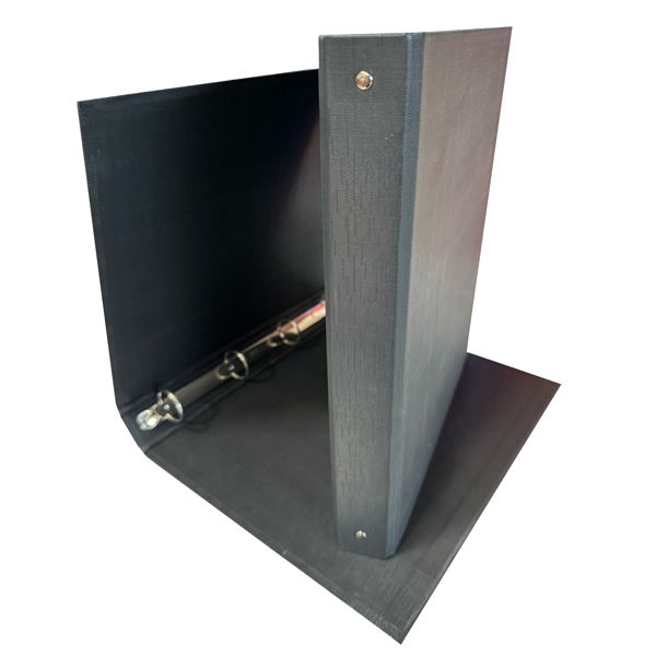 Raccoglitore 4R 30mm 22X30 rivestito in PPL NERO KingColor STARLINE