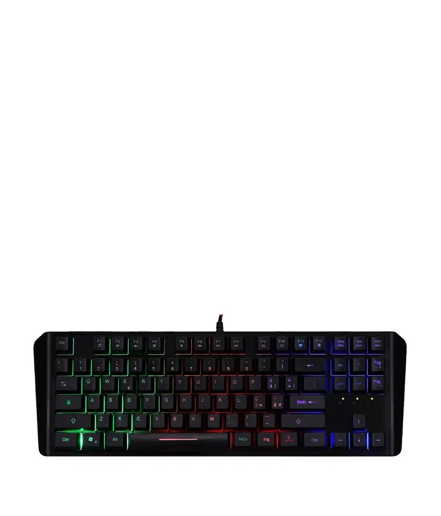 GAMING TASTIERA NOUA COSMO SEMI-MECC. Retroilluminata RGB 87T (12 MULT)