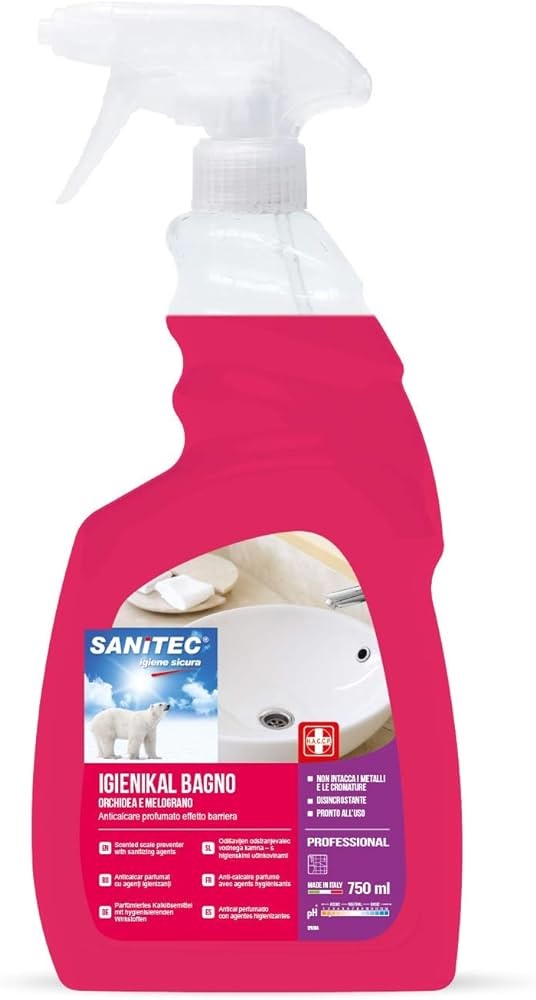 Disincrostante Igienizzante Profumato WC IGIENIKAL BAGNO 750ml. con dosatore PMC