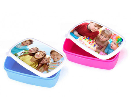 SUB Lunch box con inserto in alluminio sublimabile AZZURRO ( PORTAMERENDA )