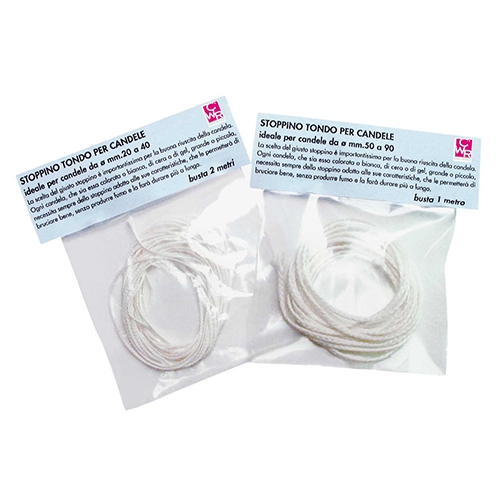 STOPPINO MT.1 PER CANDELE DIAM. DA CM.5 A CM.9 (min.ord.6 o multipli)