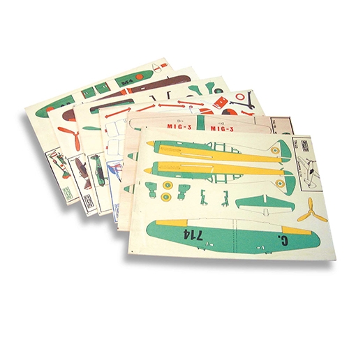 TAVOLE PER TRAFORO CM. 30X40 - CONF.6 PZ. ASS. - EDIFICI