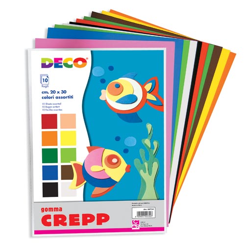 GOMMA CREPP CM.20x30 - CONF. 10 FG.  - COL. ASS.
