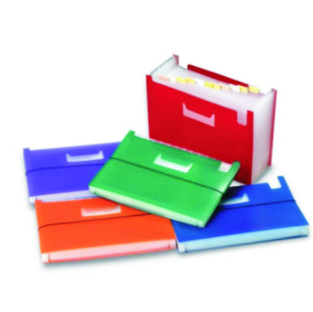 Portadocumenti a soffietto DOCUMENT FILE 23x33cm 13 tasche Colorful Arancio