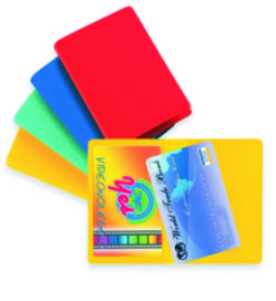 Porta CARD 2 posti colori Assortiti