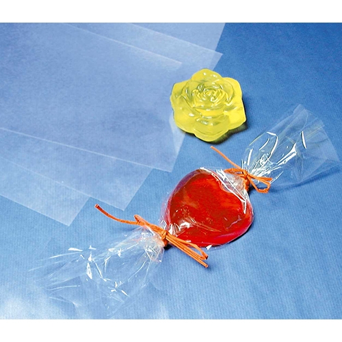 FOGLI TRASPARENTI PER AVVOLGERE CM.30X30 - CONF.10 PZ. (min.ord.10 o multipli)