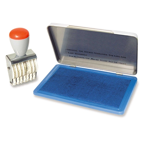 CUSCINETTO PER TIMBRI - BLU (min.ord.12 o multipli)