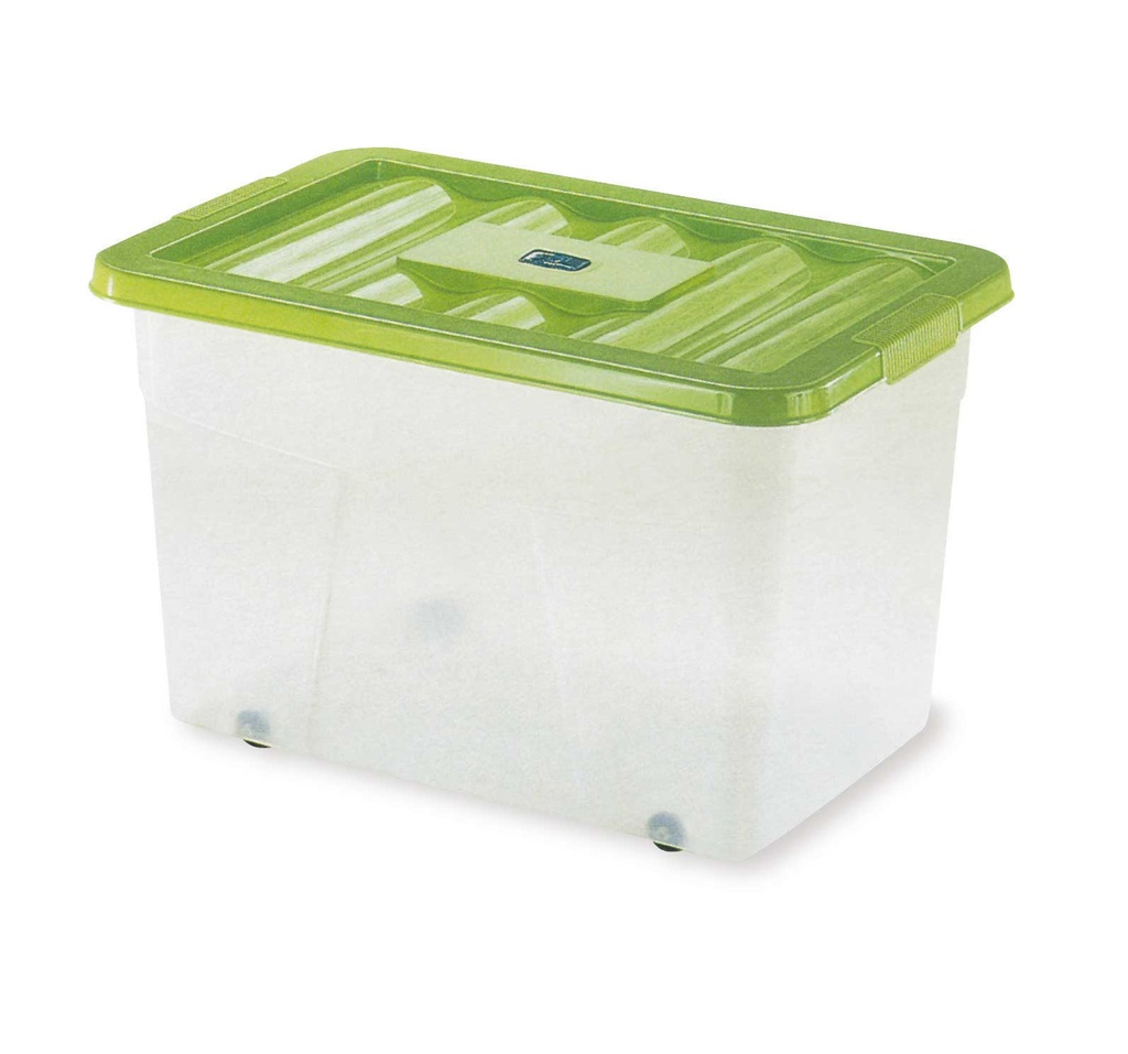 BOX CON RUOTE CM.60X40X37H - LT.60 (min.ord.6 o multipli)