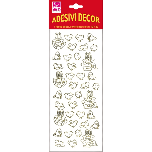 FOGLIO ADESIVO SOGG. PASQUALI ORO