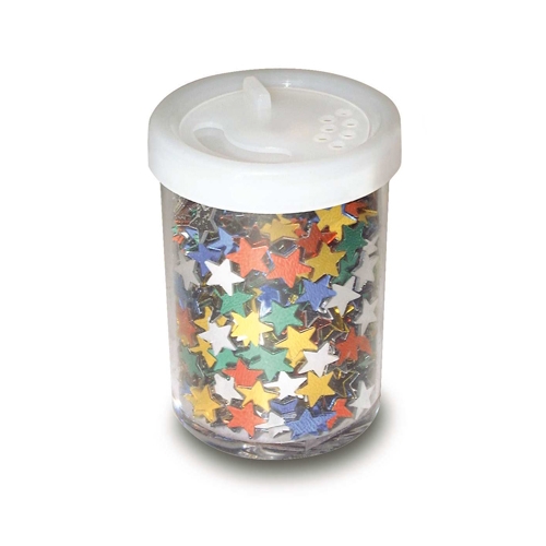 STELLINE METALLIZZATE - FLACONE COL. ASS. (min.ord.12 o multipli)
