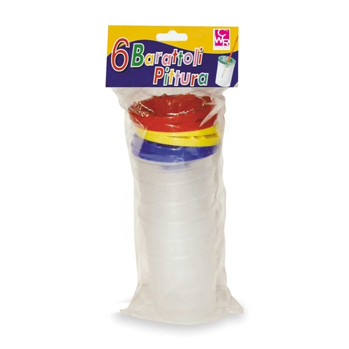 BARATTOLO PER PITTURA ML.160 - SET 10 PZ.