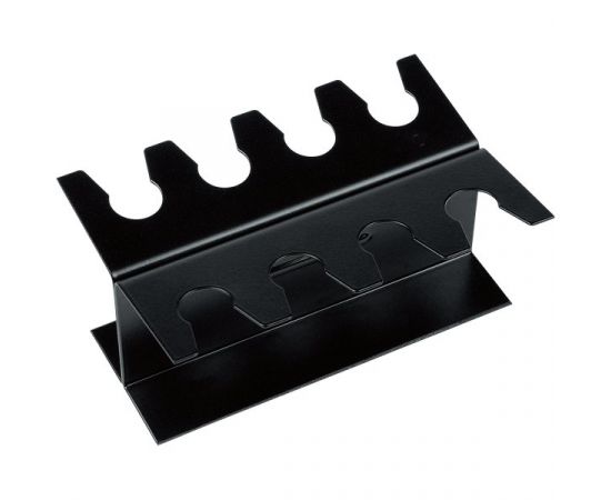 Portatimbri Lineari in Metallo 8 POSTI NERO