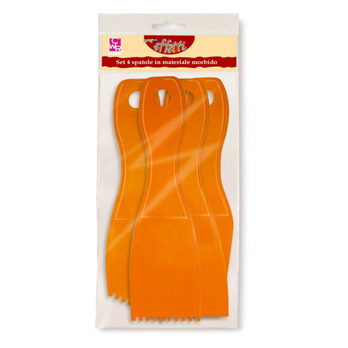 SPATOLE CM.17 - BUSTA 4 PZ. (min.ord.6 o multipli)