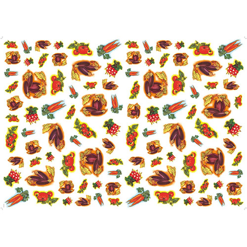CARTA DECOUPAGE CM.50X70 - BUSTA 10 FG. - VERDURE