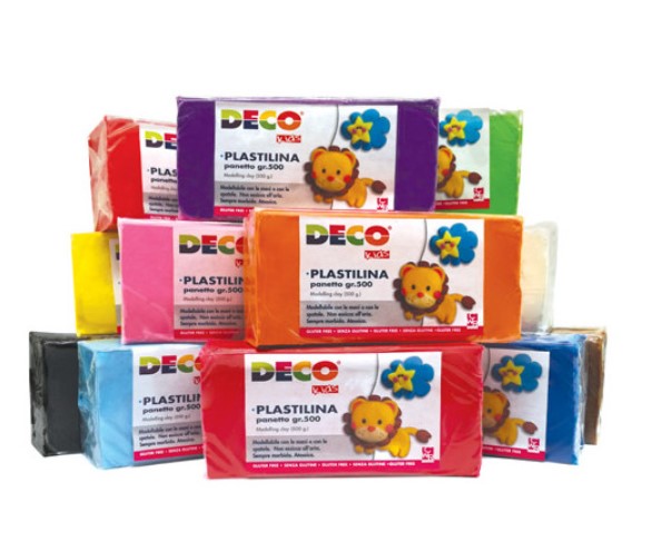 PLASTILINA - CONF. 12 PANETTI GR.500 - COL. ASS.
