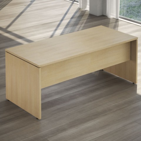 SCRIVANIA F PANNELLO L160 P80 H75 F FY1S104 ACERO NORDICO