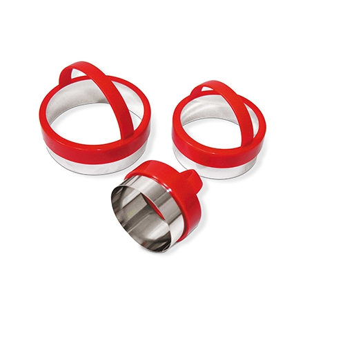 STAMPINI ACCIAIO IMPUGNABILI - SET 3 PZ. - CERCHI