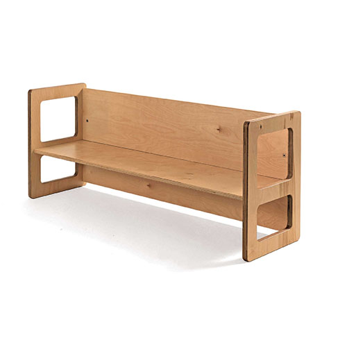 PANCHINA LEGNO CM.125X32X52H