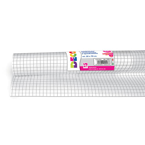 CARTA DA DISEGNO CENTIMETRATA MT.20X100 CM.