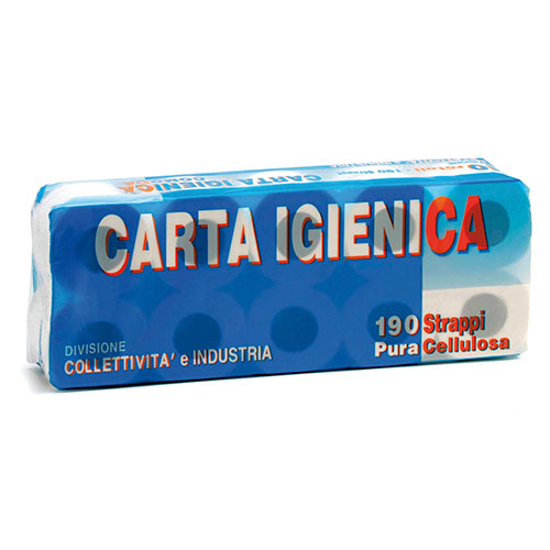 ROTOLO CARTA IGIENICA 2 VELI - CONF. 10 PZ. (min.ord.12 o multipli)