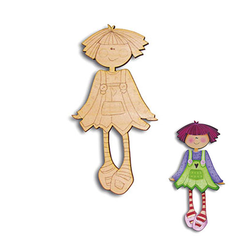 BAMBINA BETULLA CM.10,5X20,5 H (min.ord.6 o multipli)