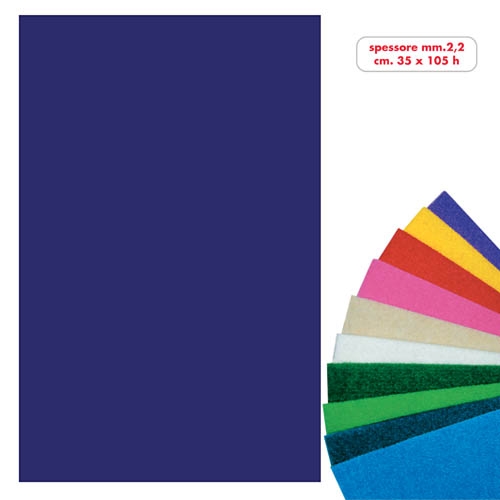 FELTRO ROTOLO CM.35X105 - BLU