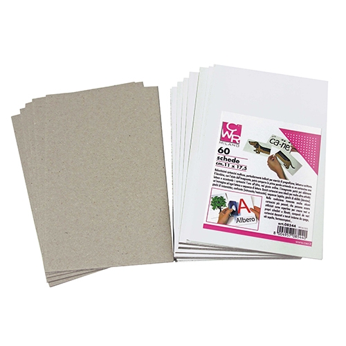 SCHEDE CM. 11X17,5 CONF. 50 PZ. + COPERTINA (min.ord.6 o multipli)