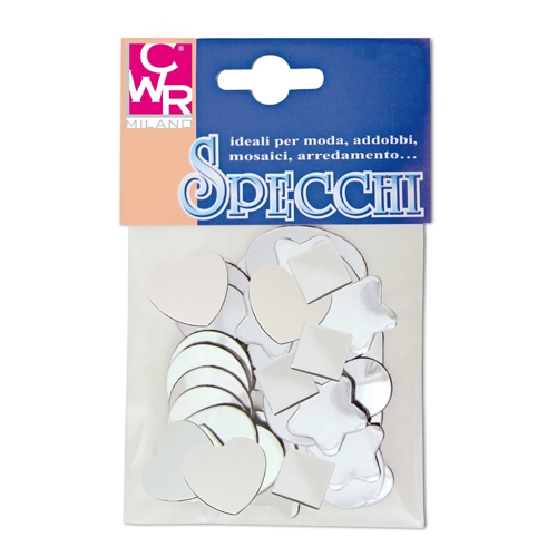 SPECCHIO CERCHIO DIAM CM. 1,5 CONF. 30 PZ. (min.ord.12 o multipli)