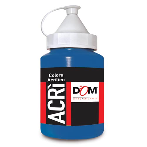 COLORE ACRILICO - FLACONE ML.250 - BLU COBALTO (min.ord.6 o multipli)