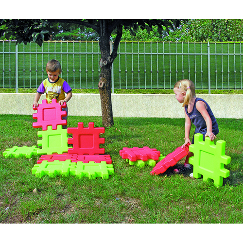 GIOCO INCASTRO DAI GRANDI DENTI - SET 12 PZ.