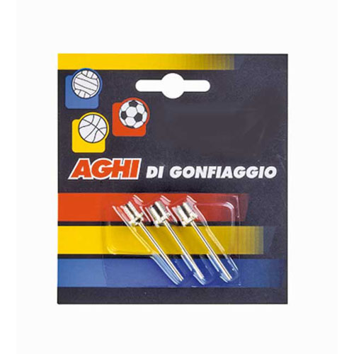 AGHI IN METALLO PER PALLONI - BLISTER 3 PZ.