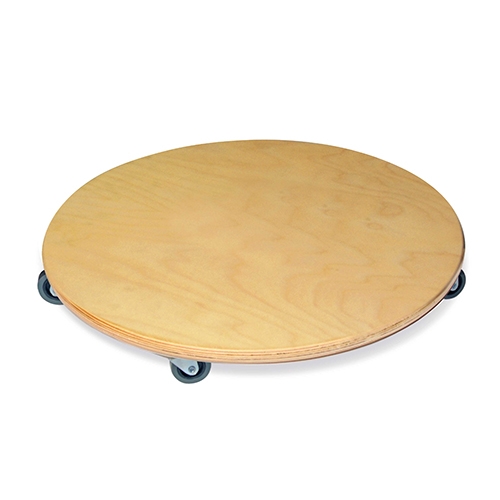 DISCO LEGNO CON RUOTE
