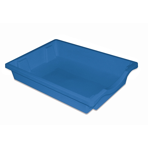 CONTENITORE BASSO CM.43X31,5X7,5H - BLU (min.ord.12 o multipli)