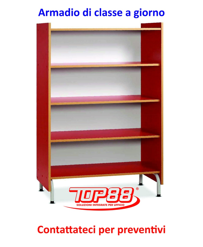 ARMADIO di CLASSE a GIORNO mis. 94x40x145h. - vari colori