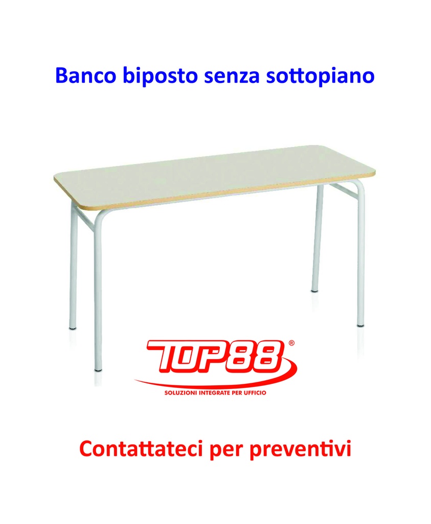 BANCO BIPOSTO SENZA Sottopiano SENZA Poggiapiedi dim.120x50x h.65/70/74/76 - col. Magnolia