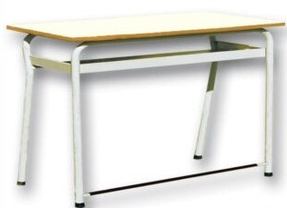 BANCO BIPOSTO CON Sottopiano in FAGGIO CON Poggiapiedi dim.120x50x h.65/70/74/76 - col. Magnolia
