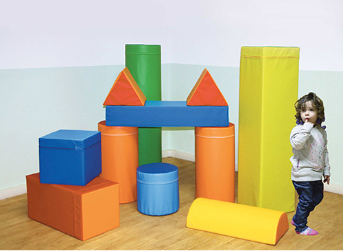 NUVOLA - SOLIDI GEOMETRICI - SET 10 PZ. - SIMILPELLE