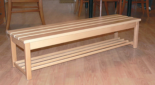 PANCA IN LEGNO CM.122X32X30