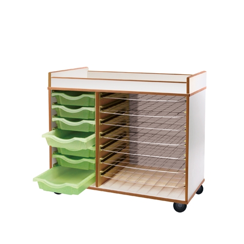 MOBILE PITTURA CM.93X45X78H + 7 CASSETTE